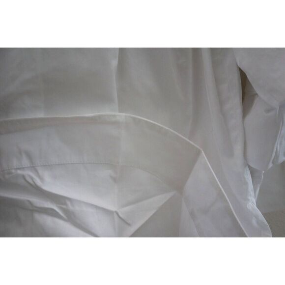 Derek Lam 10 Crosby Women's Sz 2 White Marley Button-Front Ruched L/S Shirt - Picture 9 of 10